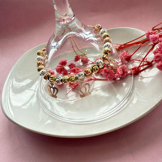 Pulsera Corona 3 Oros