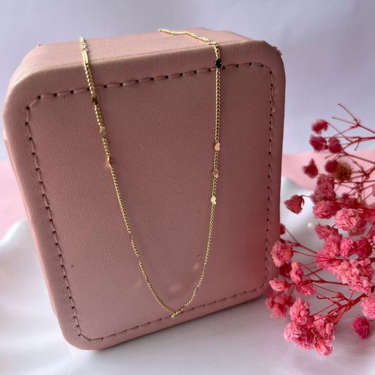 Collar dorado corazon