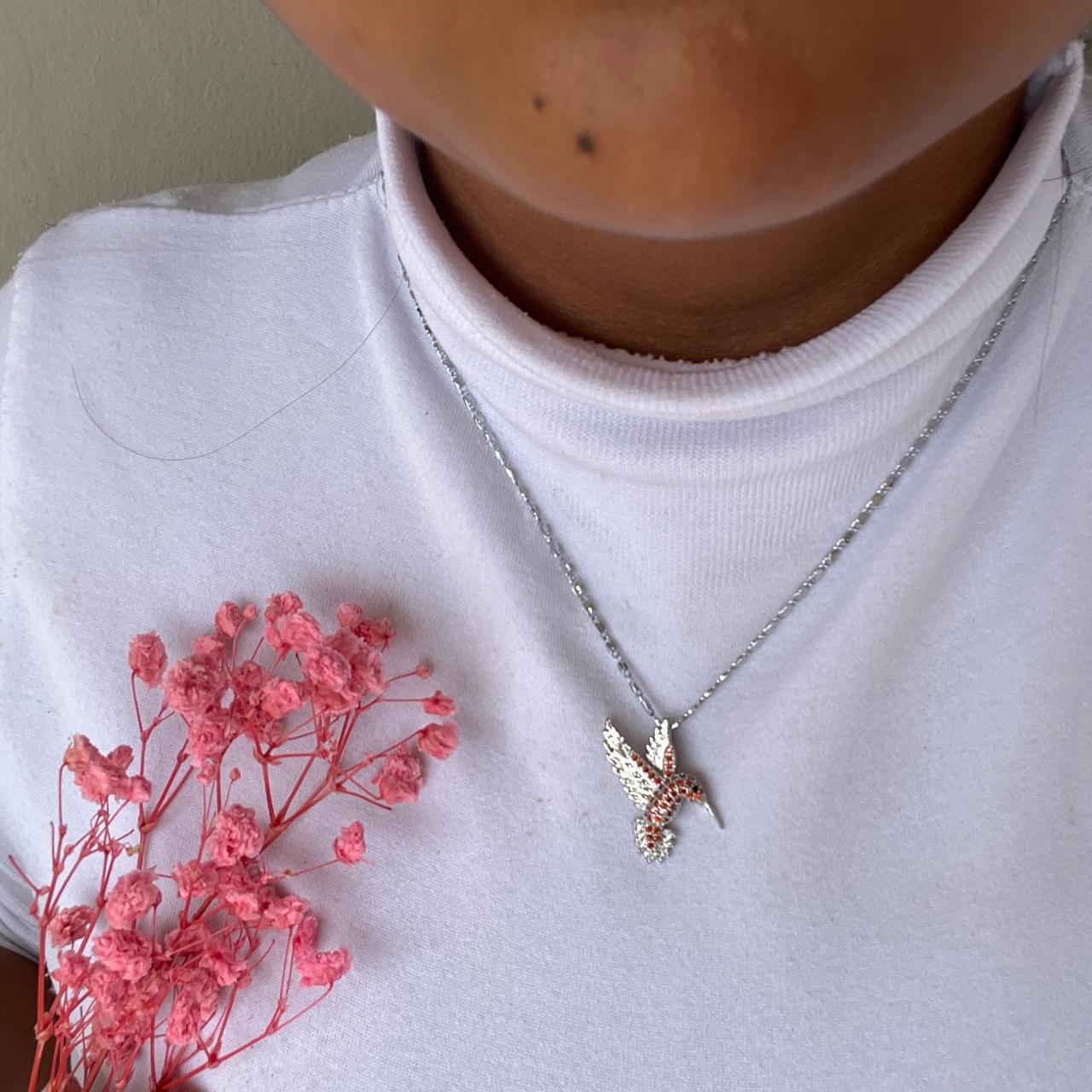 Collar dije colibrí