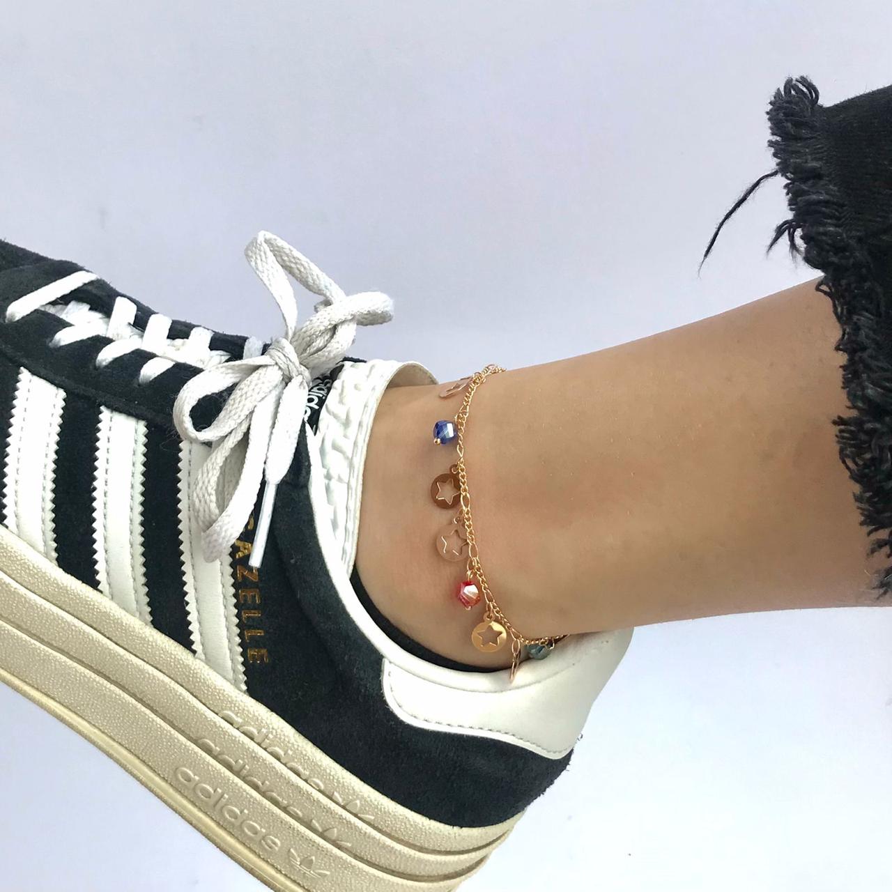 Tobillera corazones mini