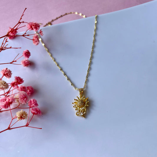 Collar girasol