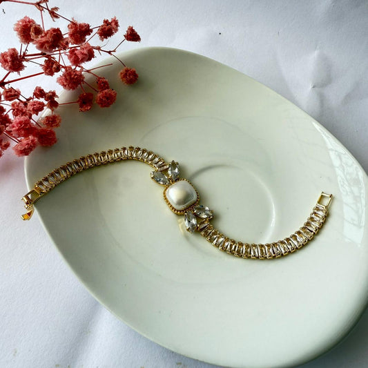 Pulsera Pedrería Plata