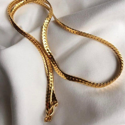 Cadena Trenzada Dorada