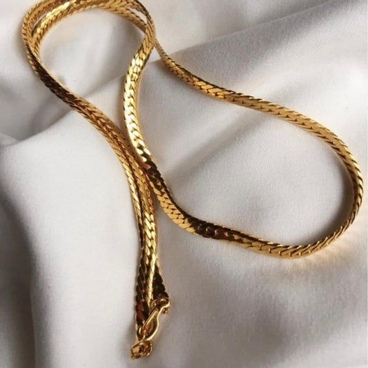 Cadena Trenzada Dorada